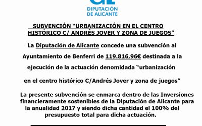 Subvención Diputación de Alicante