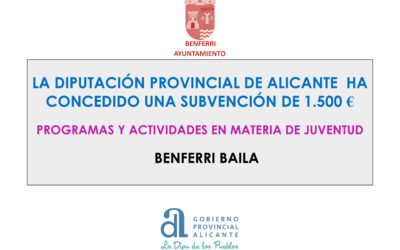 SUBVENCIÓN PROGRAMAS Y ACTIVIDADES EN MATERIA DE JUVENTUD