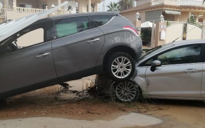 PÉRDIDA DE VEHÍCULOS SINIESTRADOS PRODUCIDA POR EL TEMPORAL DE LLUVIAS- DANA