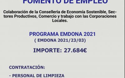 SUBVENCIÓN PROGRAMA EMDONA/2021